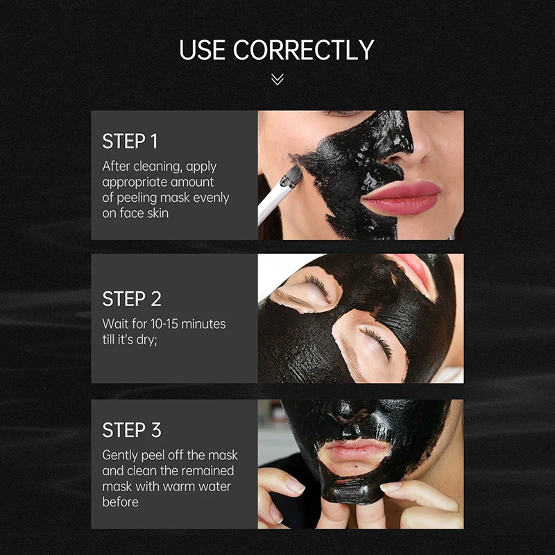 AUQUEST Blackhead Remover Black Dots Facial Masks NoseBamboo Charcoal Point Pimple Face Skin Care Beauty Health