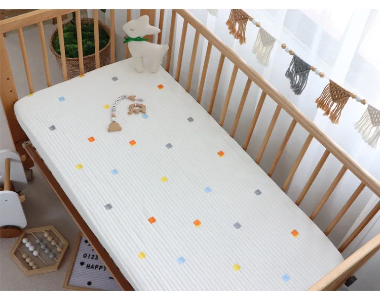 High Quality 100% Cotton Crib Fitted Sheets Soft Baby Bed Mattress Covers Print Newborn Toddler Bedding Set Kids Mini Cot Sheet High Quality 100% Cotton Crib Fitted Sheets Soft Baby Bed Mattress Covers Print Newborn Toddler Bedding Set Kids Mini Cot Sheet
