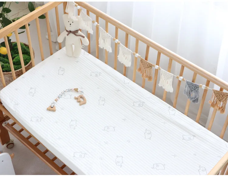 High Quality 100% Cotton Crib Fitted Sheets Soft Baby Bed Mattress Covers Print Newborn Toddler Bedding Set Kids Mini Cot Sheet High Quality 100% Cotton Crib Fitted Sheets Soft Baby Bed Mattress Covers Print Newborn Toddler Bedding Set Kids Mini Cot Sheet