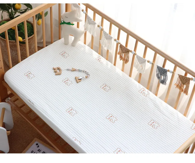 High Quality 100% Cotton Crib Fitted Sheets Soft Baby Bed Mattress Covers Print Newborn Toddler Bedding Set Kids Mini Cot Sheet High Quality 100% Cotton Crib Fitted Sheets Soft Baby Bed Mattress Covers Print Newborn Toddler Bedding Set Kids Mini Cot Sheet