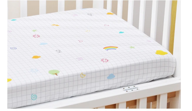 Baby Bed Pure Cotton Fitted Sheet Bed Sheet Baby Mother and Baby Supplies Cartoon Cover Bed Cover Bedding Set Baby Bed Pure Cotton Fitted Sheet Bed Sheet Baby Mother and Baby Supplies Cartoon Cover Bed Cover Bedding Set