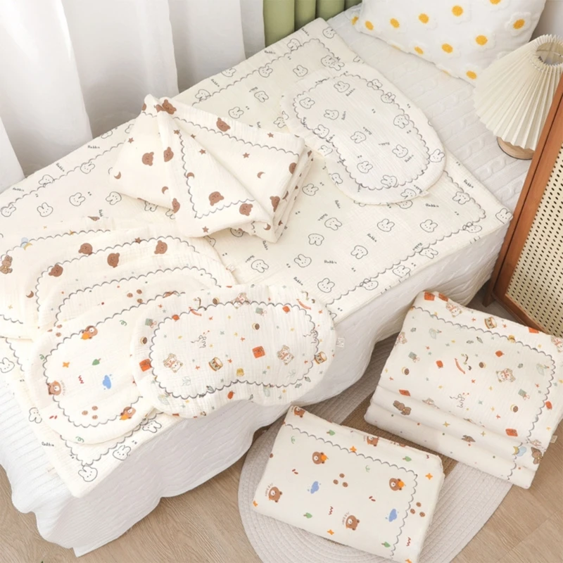 Comfortable Baby Crib Mattress Cushion with Matching Pillow Cotton Infant Bedding Stuff Set Safe and Gentle for Toddlers Comfortable Baby Crib Mattress Cushion with Matching Pillow Cotton Infant Bedding Stuff Set Safe and Gentle for Toddlers