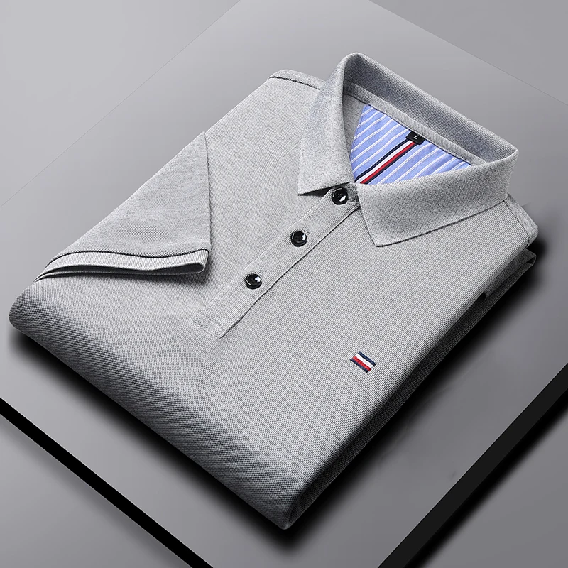Men's Casual Fashion Polo Shirt Breathable and Comfortable Embroidered Top Men's Casual Fashion Polo Shirt Breathable and Comfortable Embroidered Top