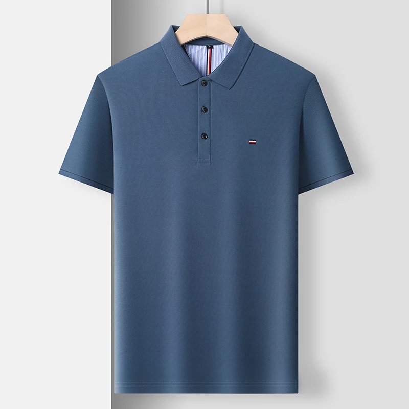 Men's Casual Fashion Polo Shirt Breathable and Comfortable Embroidered Top Men's Casual Fashion Polo Shirt Breathable and Comfortable Embroidered Top