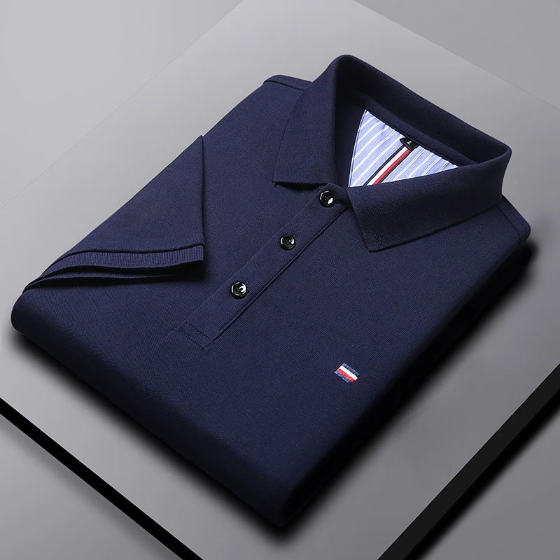 Men's Casual Fashion Polo Shirt Breathable and Comfortable Embroidered Top Men's Casual Fashion Polo Shirt Breathable and Comfortable Embroidered Top